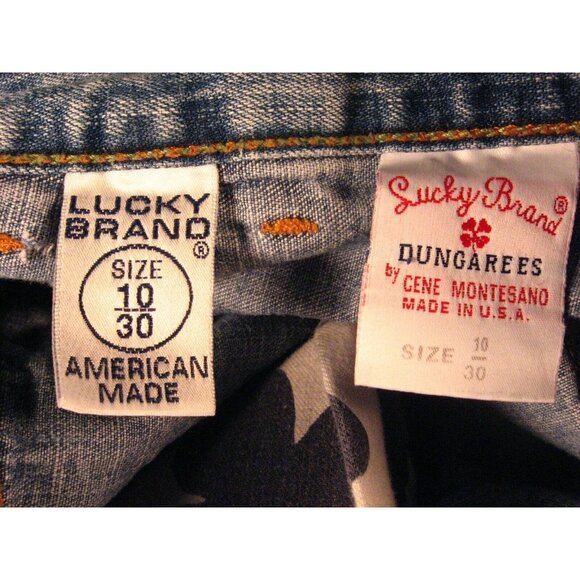 Lucky Brand Women's Blue Jeans tag 10/30 LOW RISE EASY FIT FLARE - Picture 8 of 10